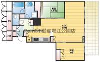 大阪府大阪市北区大淀南2(マンション)の賃貸物件の間取り