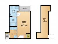 福岡県福岡市西区内浜2(アパート)の賃貸物件の間取り