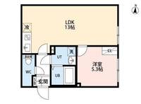 東京都江東区住吉2(マンション)の賃貸物件の間取り