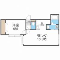 北海道札幌市豊平区水車町1(アパート)の賃貸物件の間取り