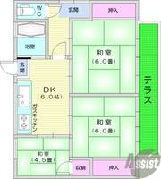 宮城県仙台市太白区袋原1(一戸建)の賃貸物件の間取り