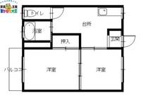 松隈アパートの間取り