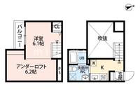 熊本県熊本市西区島崎2(アパート)の賃貸物件の間取り