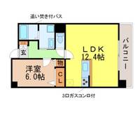 愛知県名古屋市中区正木4(マンション)の賃貸物件の間取り
