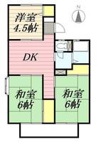 和歌山県和歌山市野崎(アパート)の賃貸物件の間取り