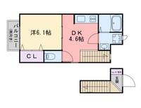 セピアコートII B棟の間取り