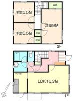 神奈川県鎌倉市腰越(一戸建)の賃貸物件の間取り