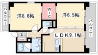 シャンテミキの間取り