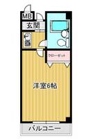 コーポ三和新大宮2号館の間取り