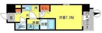 エスリード難波SOUTHの間取り