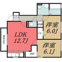 千葉県千葉市若葉区小倉町(アパート)の賃貸物件の間取り