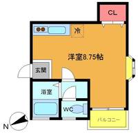 ソアレ市川の間取り