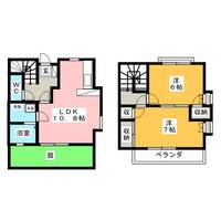 グランディス花水木 Aの間取り