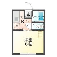 秋田県秋田市広面字樋ノ沖(アパート)の賃貸物件の間取り