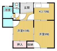 愛媛県今治市北日吉町1(一戸建)の賃貸物件の間取り