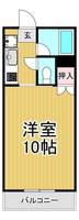 鹿児島県鹿児島市西田2(マンション)の賃貸物件の間取り