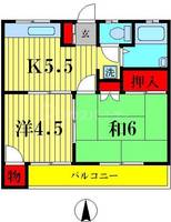 東京都葛飾区柴又1(マンション)の賃貸物件の間取り
