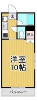 鹿児島県鹿児島市西田2(マンション)の賃貸物件の間取り