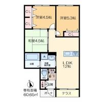 BORIKIいちかわ 北棟の間取り