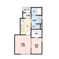 新潟県新潟市中央区沼垂西3(アパート)の賃貸物件の間取り