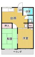 シティハイムみなみA棟の間取り