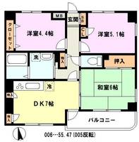埼玉県川口市本町1(マンション)の賃貸物件の間取り