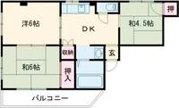 大阪府大東市北条1(アパート)の賃貸物件の間取り