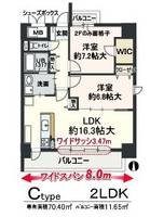 物件の間取り画像