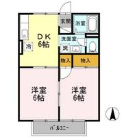 メゾンドールα D棟の間取り