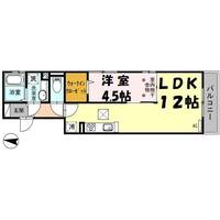 埼玉県越谷市レイクタウン1(アパート)の賃貸物件の間取り