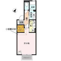 兵庫県宝塚市山本南1(アパート)の賃貸物件の間取り
