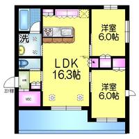 東京都練馬区南大泉4(マンション)の賃貸物件の間取り
