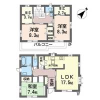 埼玉県川口市東川口4(一戸建)の賃貸物件の間取り