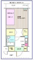 東京都八王子市南大沢1(マンション)の賃貸物件の間取り