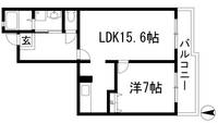アルビス寺本16号棟の間取り