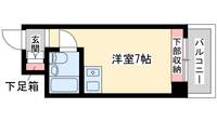大阪府大阪市淀川区宮原2(マンション)の賃貸物件の間取り