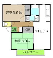 コーポシスルの間取り