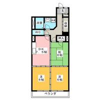 サンライズ大野の間取り