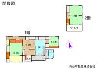 岡山県玉野市山田(一戸建)の賃貸物件の間取り