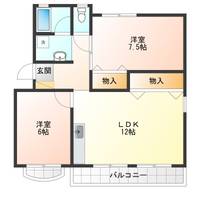 徳島県徳島市万代町5(マンション)の賃貸物件の間取り