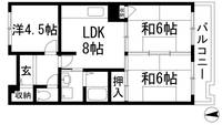 アルビス寺本4号棟の間取り