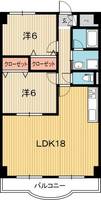 高知県高知市薊野南町(マンション)の賃貸物件の間取り