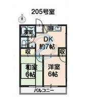 東京都江戸川区北葛西4(アパート)の賃貸物件の間取り