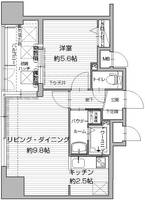 福岡県福岡市中央区清川2(マンション)の賃貸物件の間取り
