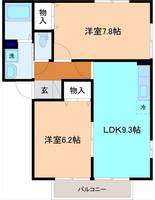 オアシスKの間取り