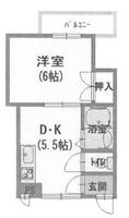 大阪府大阪市北区本庄東1(マンション)の賃貸物件の間取り