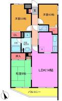 ロブレ市川の間取り