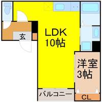 愛知県名古屋市南区柴田町5(アパート)の賃貸物件の間取り