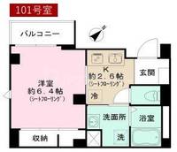 東京都江戸川区松島3(マンション)の賃貸物件の間取り