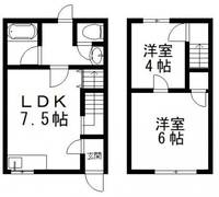 大阪府東大阪市宝持3(一戸建)の賃貸物件の間取り